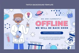 平面科学抽搐背景