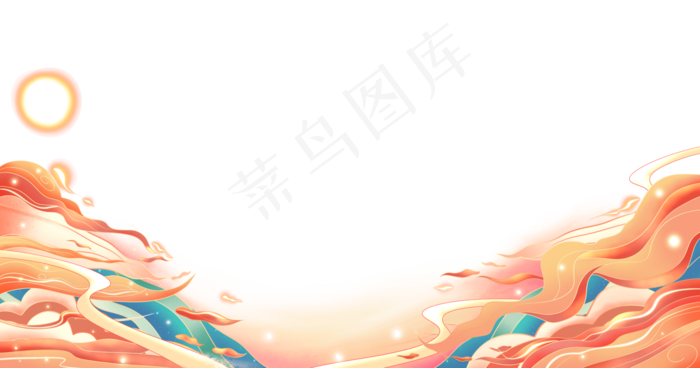 七夕国潮祥云(5191X2728(DPI:300))psd模版下载