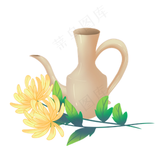 重阳赏菊菊花白酒