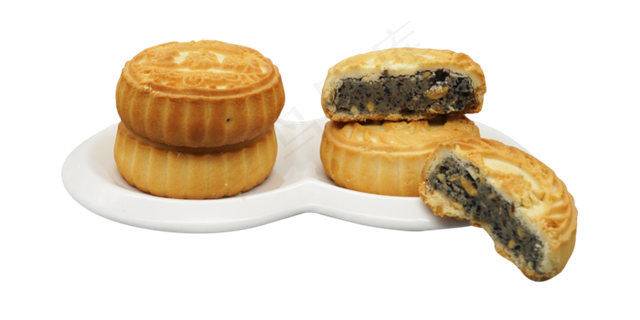 黑芝麻月饼 黑芝麻月饼