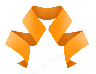 七夕情人节爱情彩带装饰免抠png