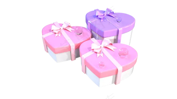 七夕情人节温馨浪漫爱心礼盒