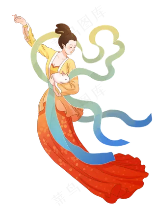 中秋节嫦娥奔月