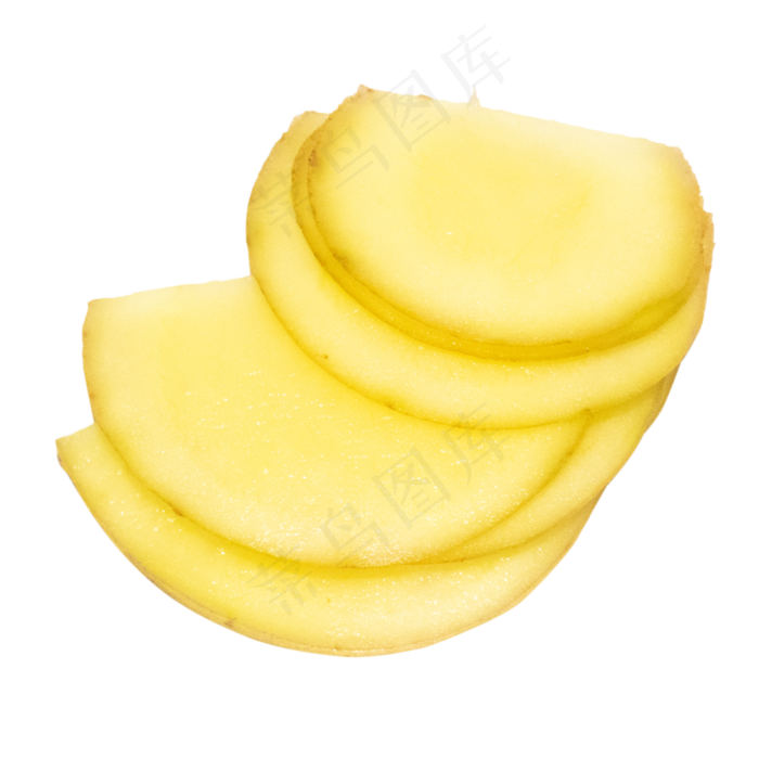 黄色切片土豆(3000*3000px 300 dpi )
