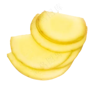 黄色切片土豆
