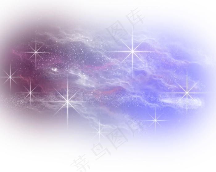 七夕节唯美星云(2500X2000(DPI:300))psd模版下载