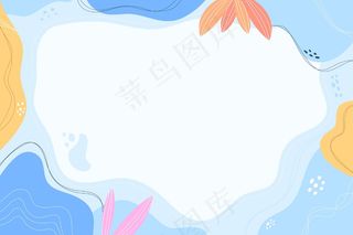 手绘抽象图形背景