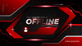 抽象红色未来主义游戏背景