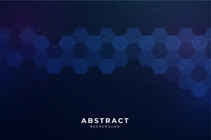 六边形设计的现代抽象背景eps,ai矢量模版下载