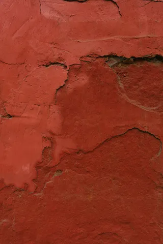 墙上的灰泥，漆成陶土色。设计背景或复制空间