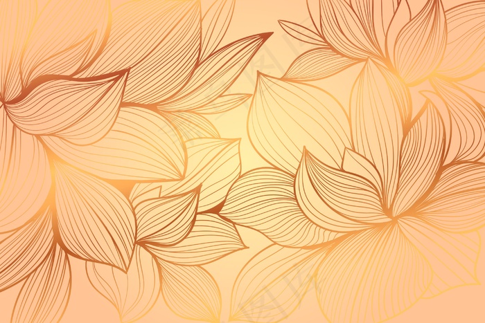 渐变金色线性背景