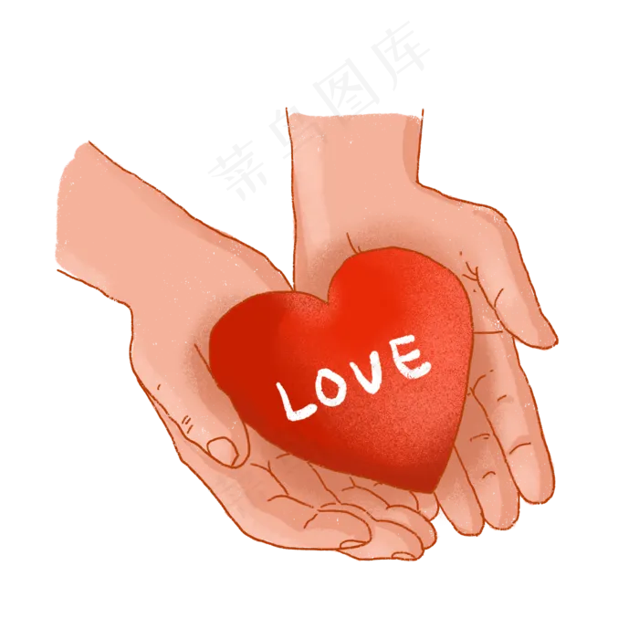 情人节手捧爱心PNG免抠素材(2048X2048(DPI:132))psd模版下载