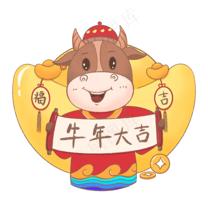 2021牛年(2000X2000(DPI:300))psd模版下载