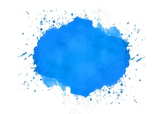 抽象蓝色水彩设计