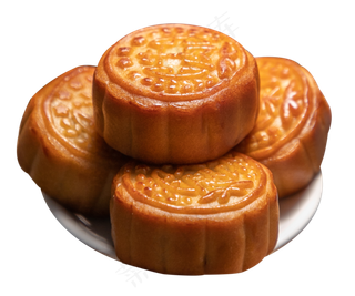 一盘月饼