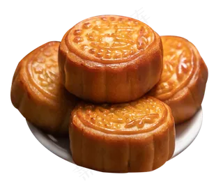 一盘月饼