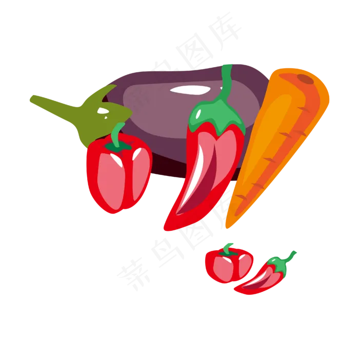 秋天丰收蔬菜(4000*4000px 300 dpi )ai矢量模版下载