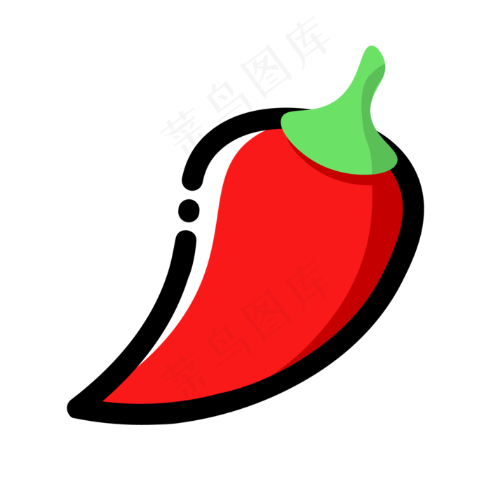 日系小清新唯美系列立秋辣椒