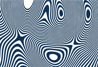 青绿色无缝之字形图案