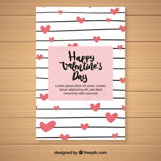 手绘情人节宣传单,DM传单/海报