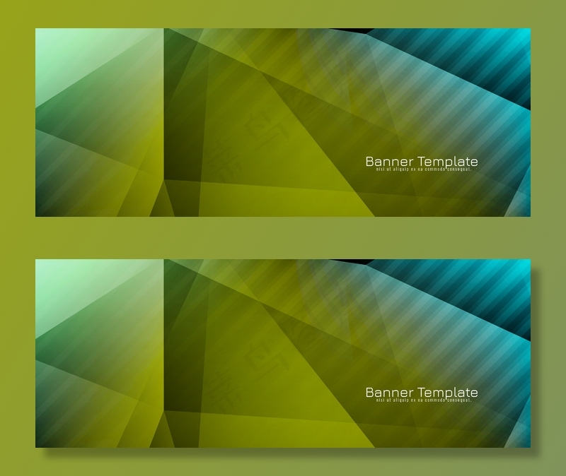 现代多彩几何多边形背景