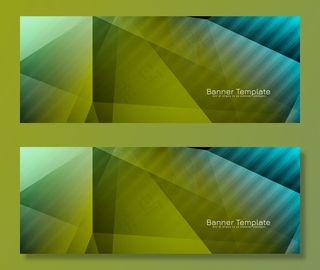 现代多彩几何多边形背景