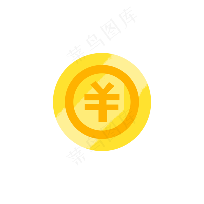 圆圆的金币免抠图(2000X2000(DPI:300))psd模版下载