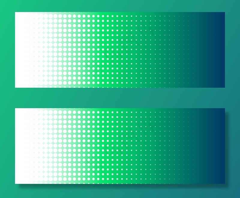 抽象半色调彩色横幅banner背景