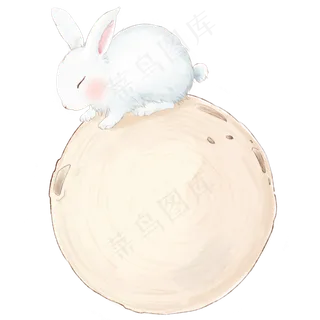 中秋节月兔可商用元素 中秋节月兔可商用元素