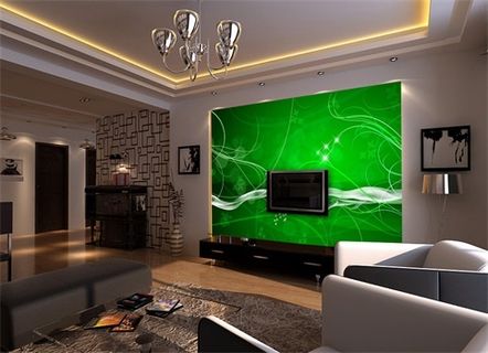 电视墙背景画效果图片