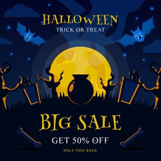 万圣节横幅banner出售