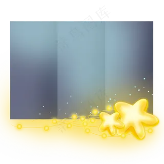 七夕情人节信纸和星星