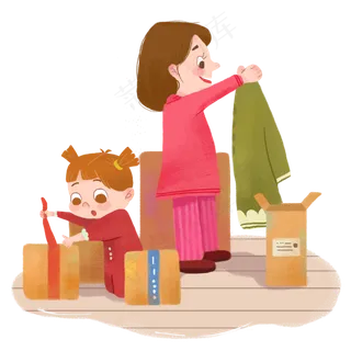 双十一狂购物妈妈宝宝收到好看的