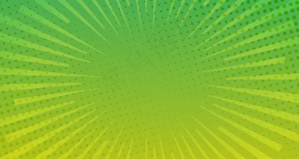 绿色半色调漫画背景