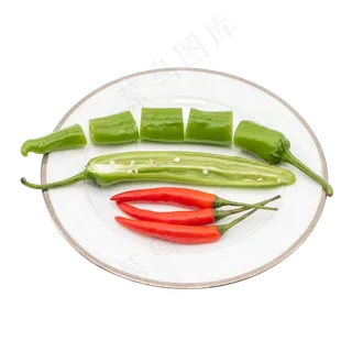 一盘蔬菜青椒 一盘蔬菜青椒