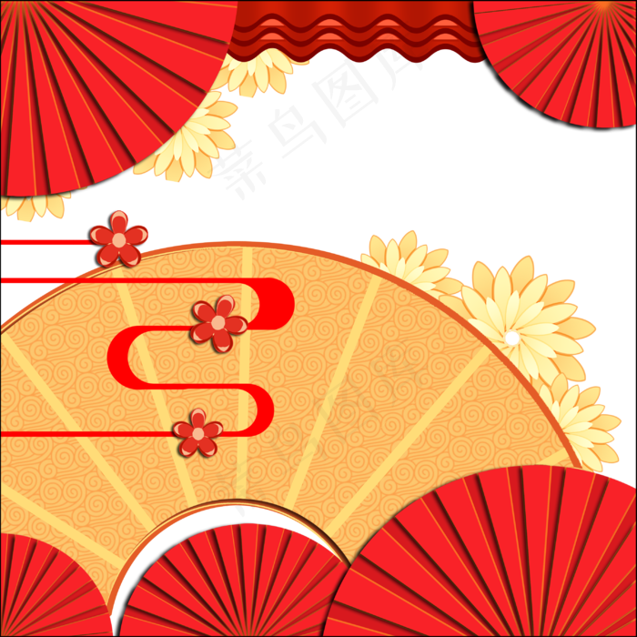 新年新春立体质感装饰