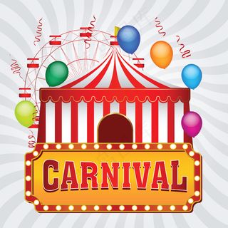 嘉年华游乐场背景