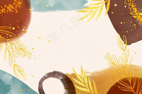 拷贝空间的金色阴影会留下背景