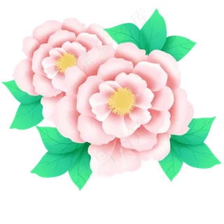 中秋节装饰图案牡丹