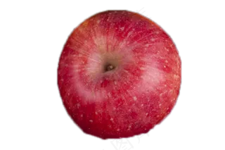 又圆又大的红苹果