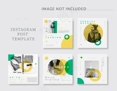 社交媒体模板模板