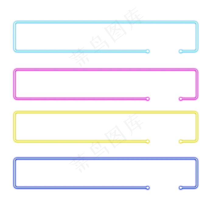 边框霓虹灯促销图标装饰图案(2000X2000(DPI:300))psd模版下载