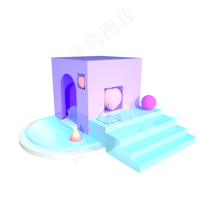 七夕情人节浪漫场景