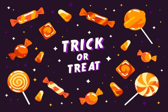 平面设计万圣节背景eps,ai矢量模版下载