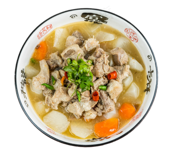 霜降萝卜炖羊肉