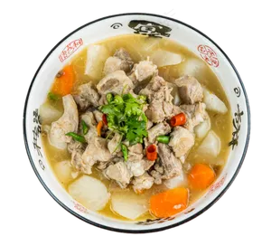 霜降萝卜炖羊肉