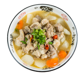 霜降萝卜炖羊肉