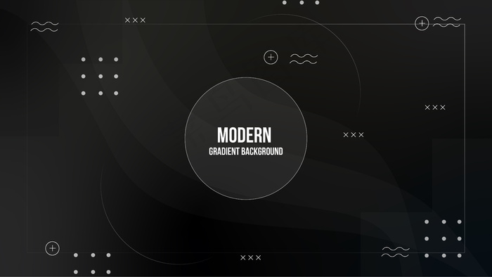 深色现代渐变背景