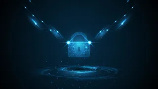 防护盾安全概念安全网络数字抽象技术背景