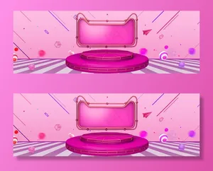 简约冬季女装上新活动促销banner